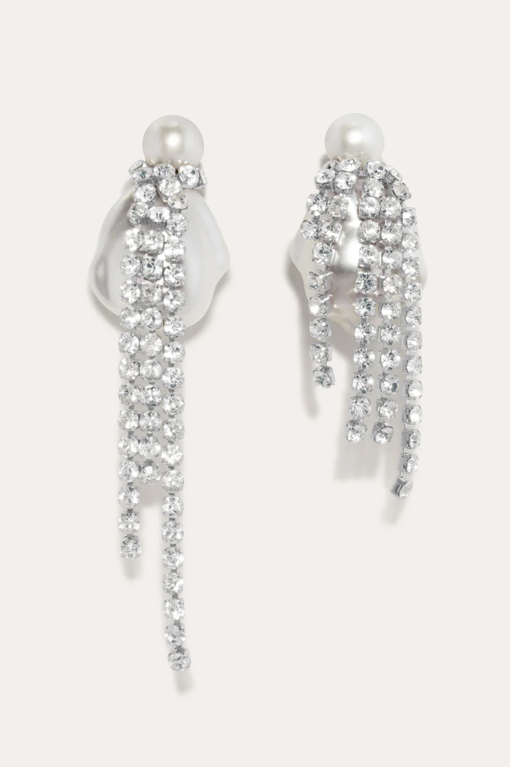 美品pulp pearl drop earring completedworks Pulp - Pearl and Zirconia Recycled Gold Vermeil Earrings